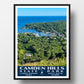 Camden Hills State Park Poster - WPA (Mount Battie Overlook)