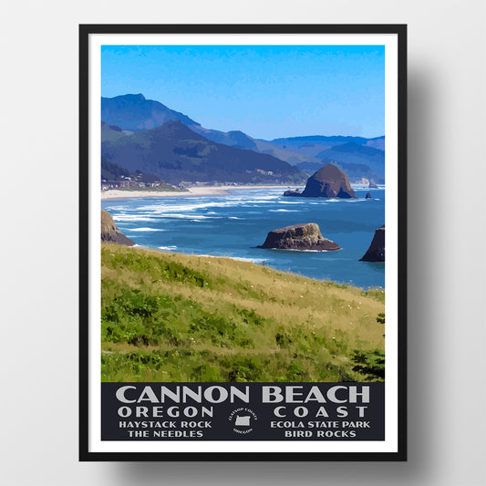 Cannon Beach WPA Poster