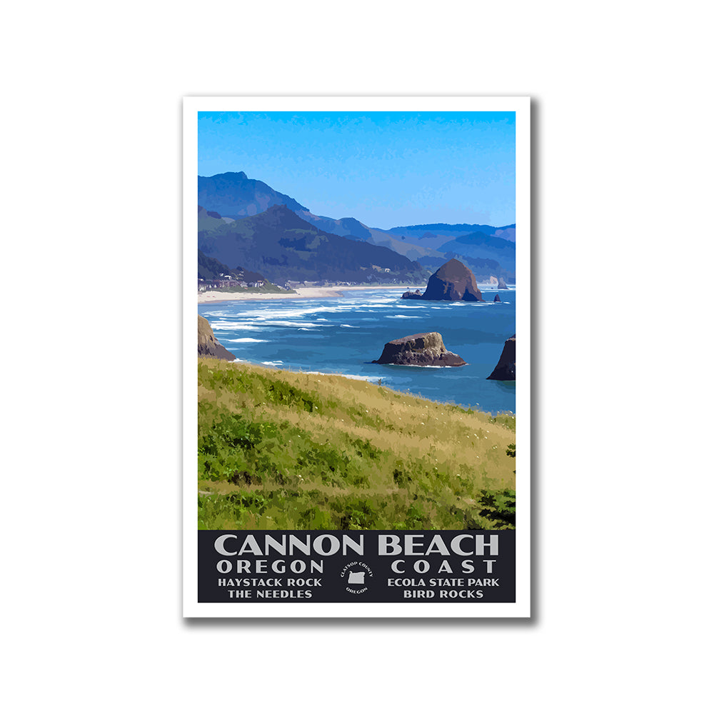 Cannon Beach WPA Poster