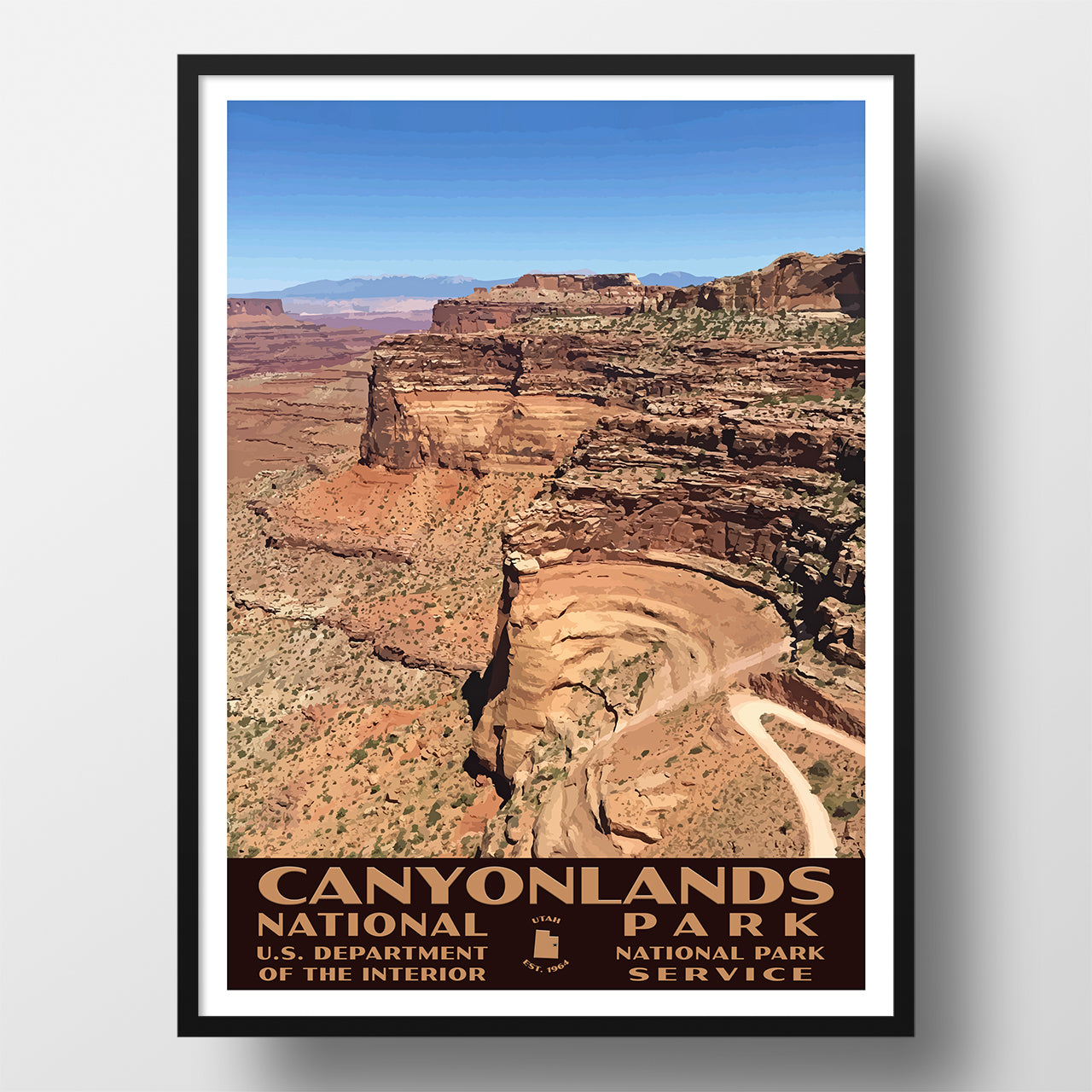Canyonlands National Park Poster-WPA