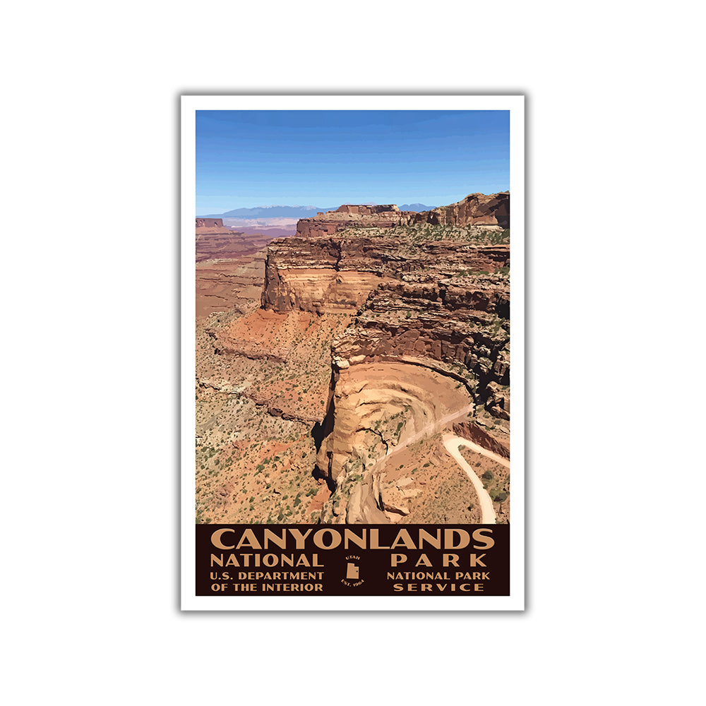 Canyonlands National Park Poster-WPA