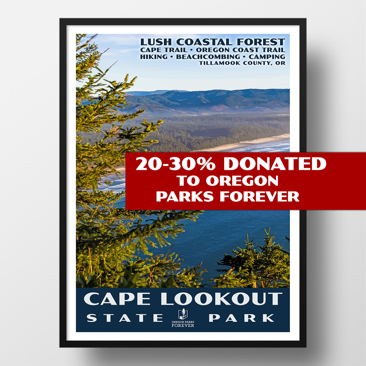 Cape Lookout State Park poster