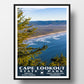 Cape Lookout State Park Poster-WPA (Beach Overlook)