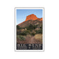 big bend national park poster wpa style casa grande