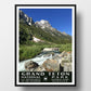 Grand Teton National Park Poster (WPA), Cascade Canyon
