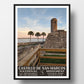 Castillo de San Marcos National Monument Poster-WPA (Side View)