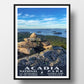Acadia National Park Poster Champlain Mountain