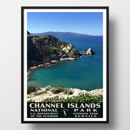 Channel Islands National Park Poster, WPA Style, Potato Harbor