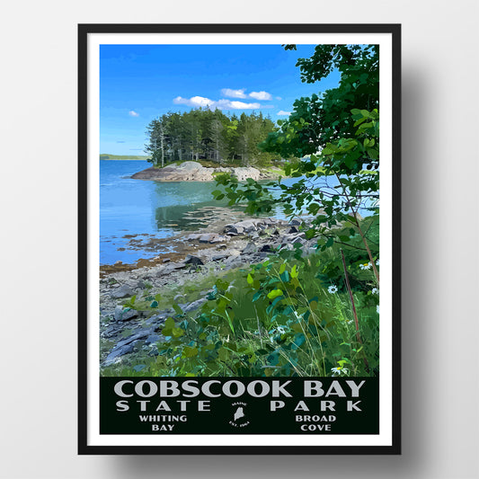 Cobscook Bay State Park Poster - WPA (Bay View)