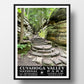 Cuyahoga Valley National Park Poster-WPA (Ledges Stone Steps)
