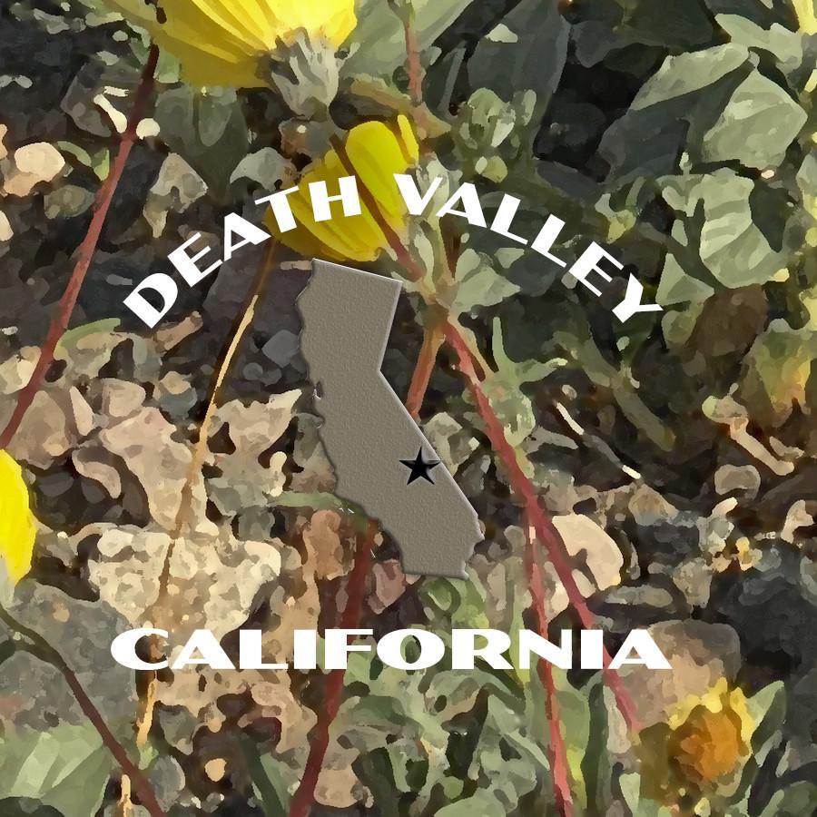 Death Valley National Park Poster-Badwater Road