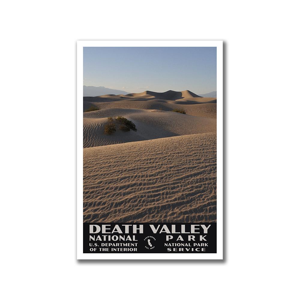 Death Valley National Park Poster-WPA (Mesquite Flat Sand Dunes)