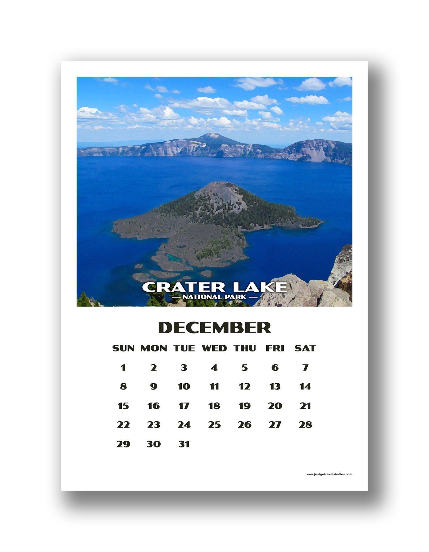 National Park Calendar (12 month) - 2019