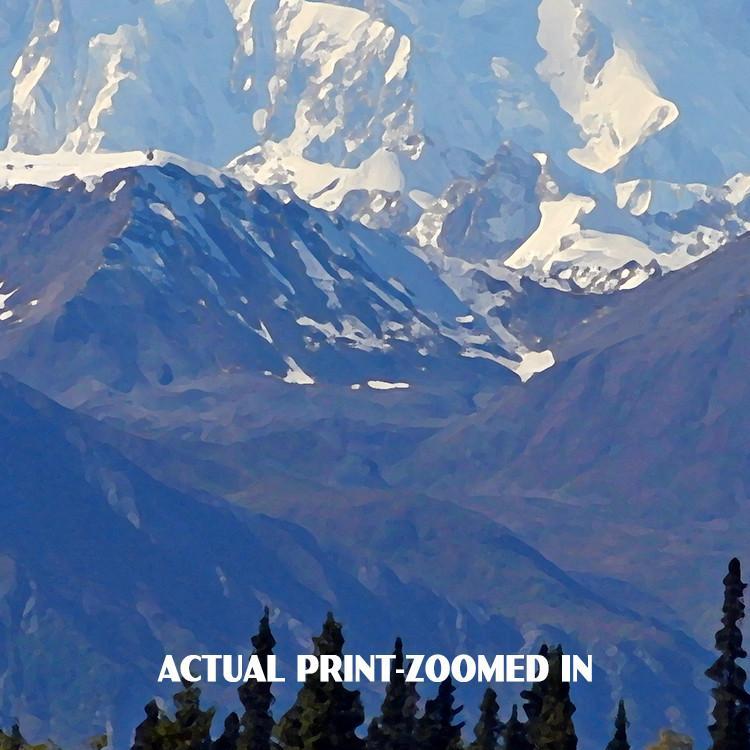 Denali National Park Poster-Denali