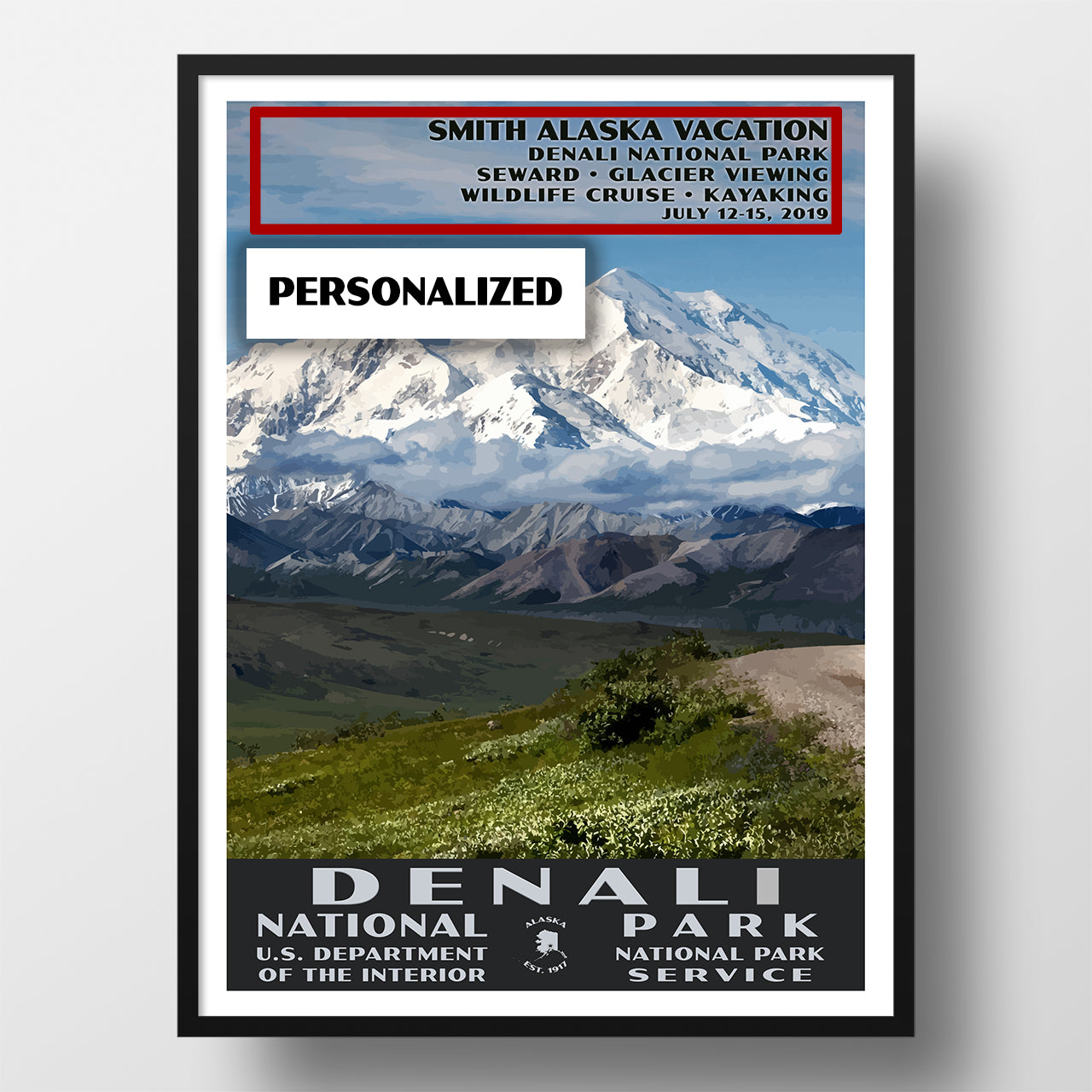 Denali National Park Poster