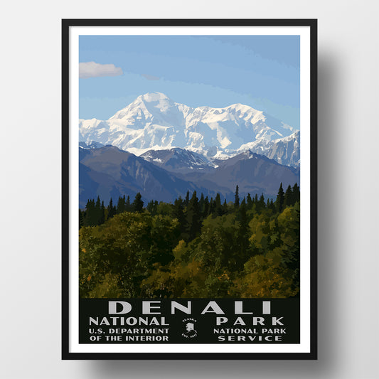 Denali national park and preserve poster wpa