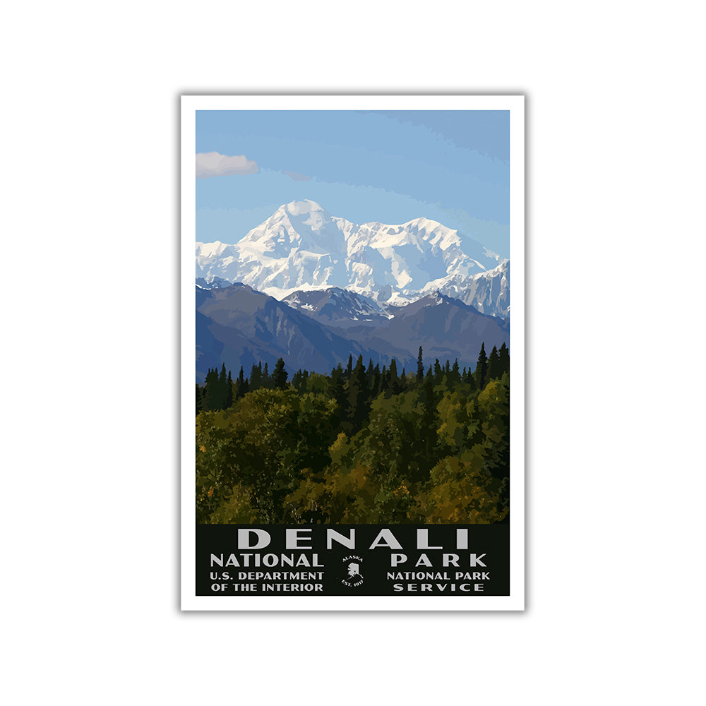 Denali National Park Poster-WPA (Denali)