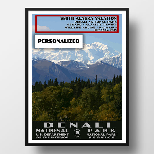 Denali National Park Poster