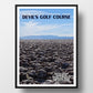Death Valley National Park Poster-Devil's Golf Course