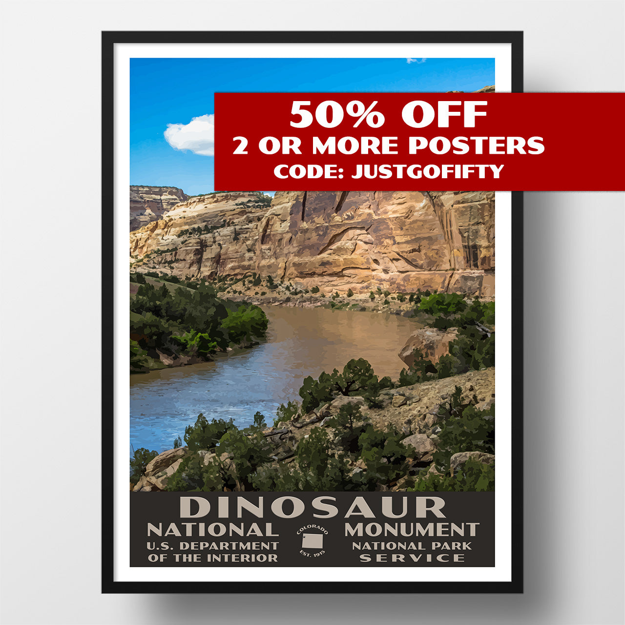 Dinosaur National Monument Poster