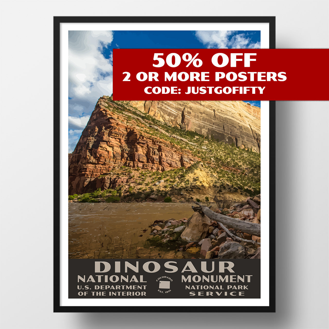 Dinosaur National Monument Postert