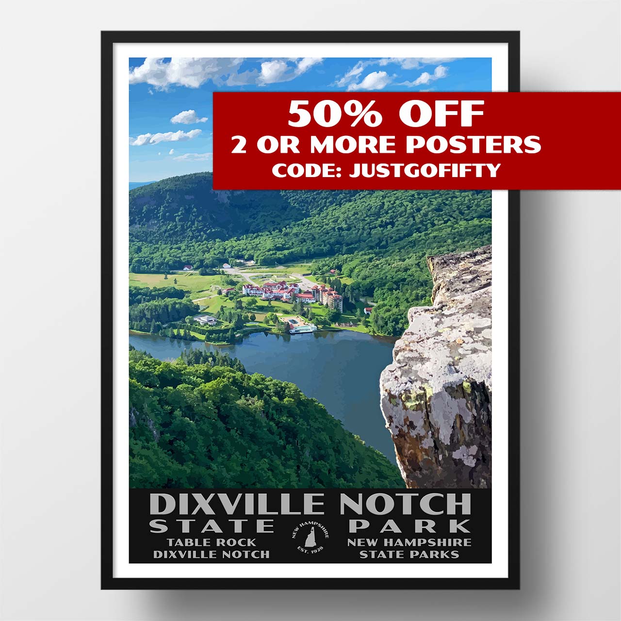 Dixville Notch State Park poster