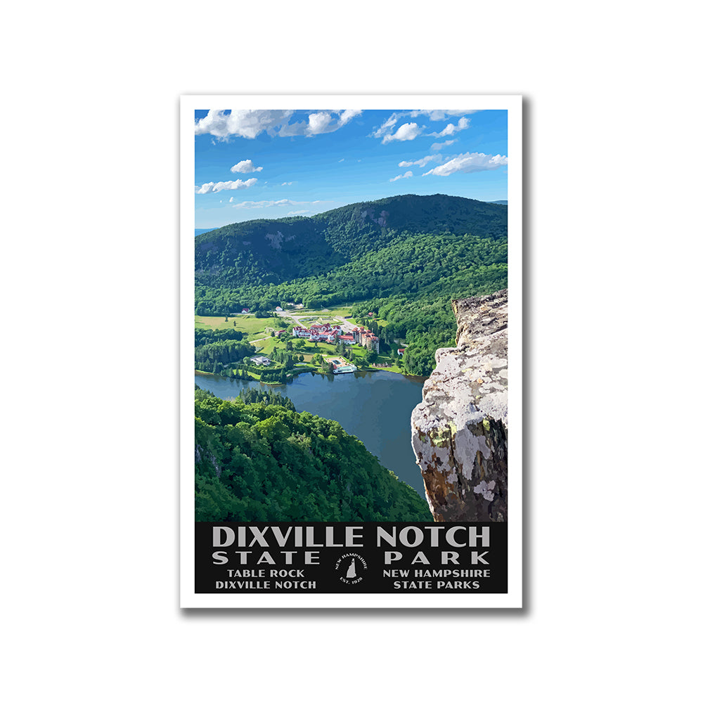Dixville Notch State Park Poster - WPA (Table Rock)