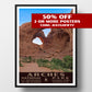 arches national park poster
