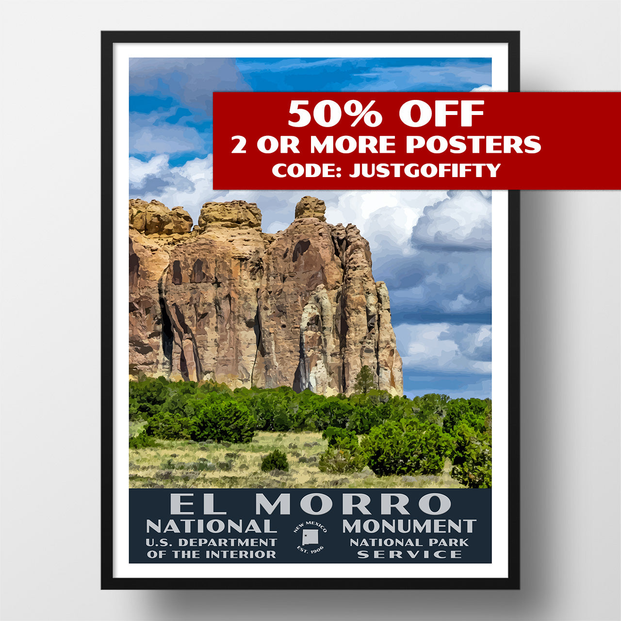 El Morro National Monument Poster
