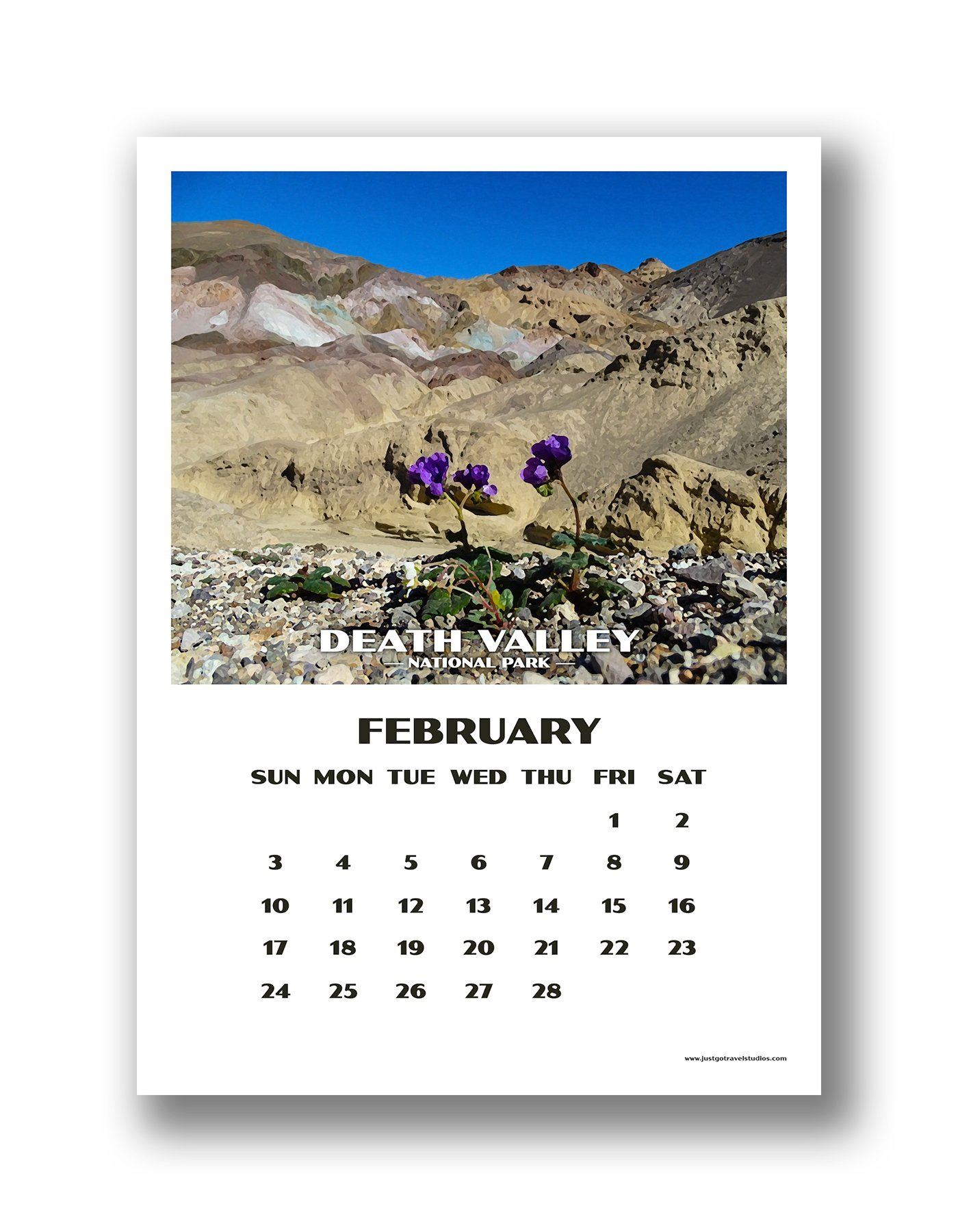 National Park Calendar (12 month) - 2019