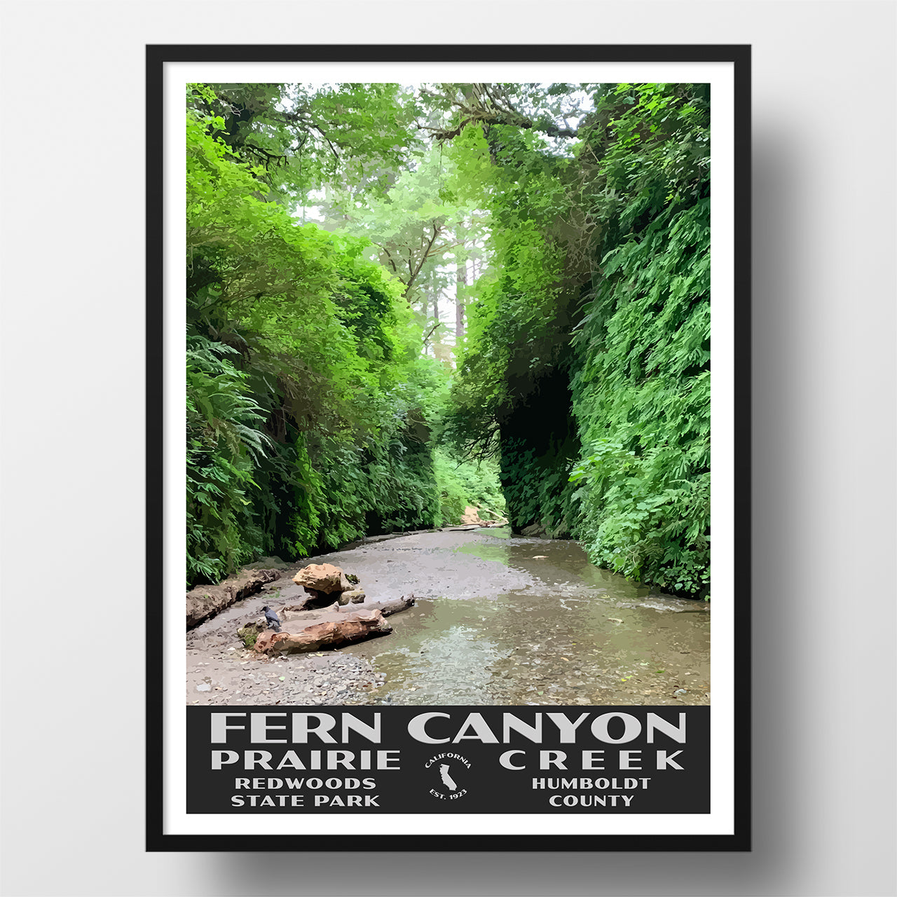 Redwood National Park WPA Poster