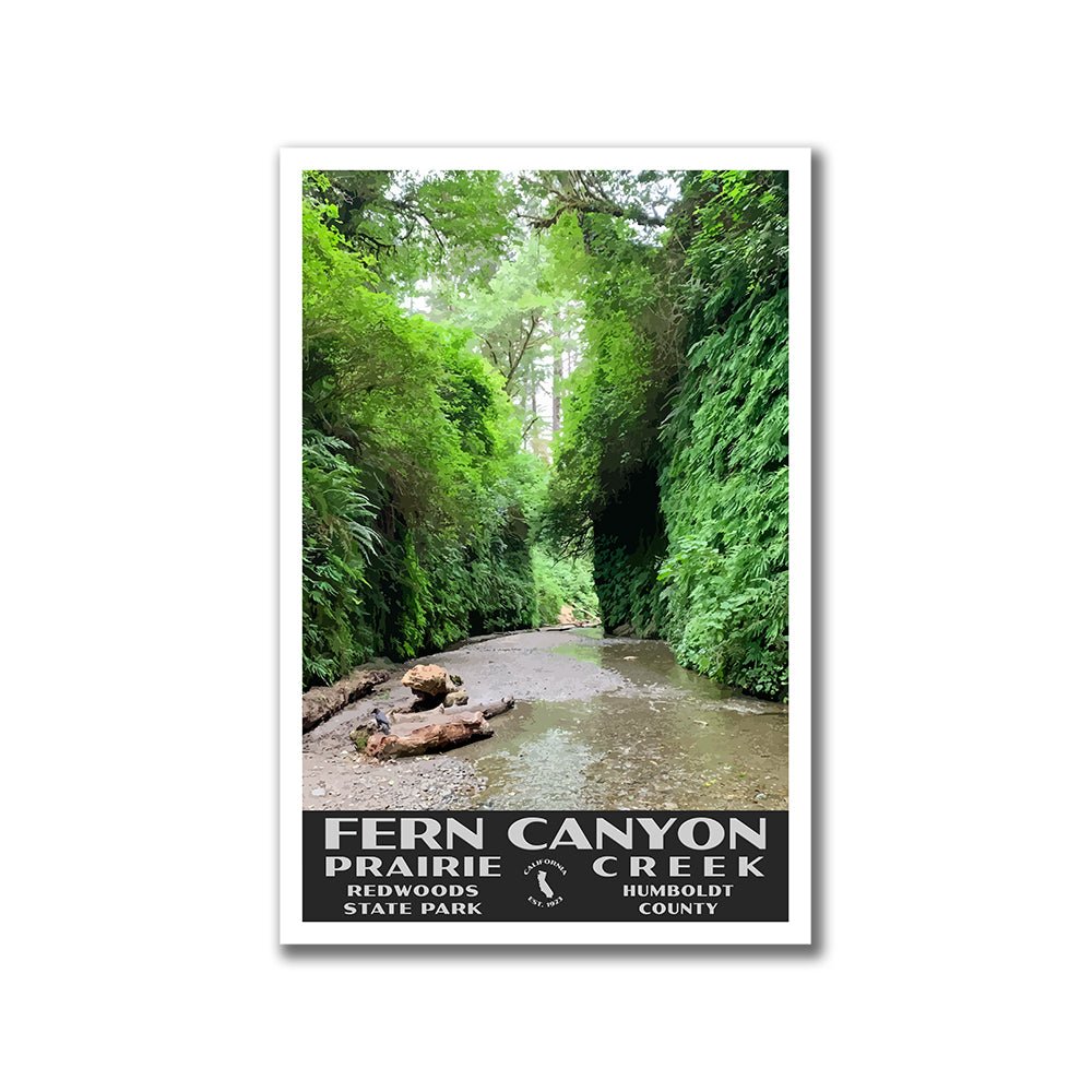 Redwood National Park WPA Poster