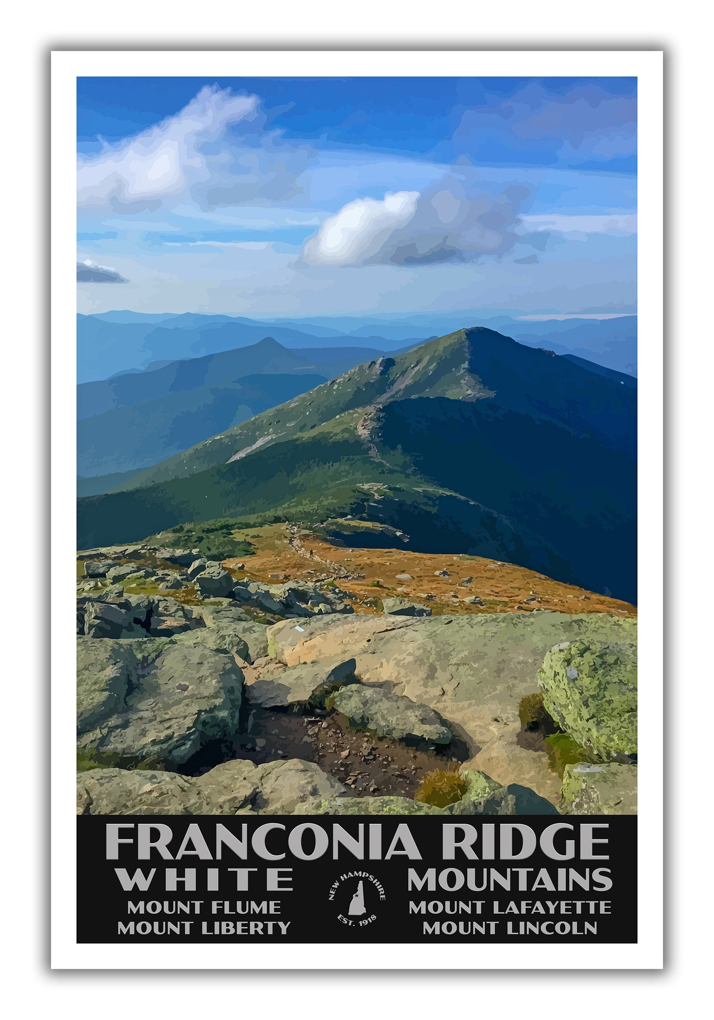 Franconia Ridge Poster - WPA