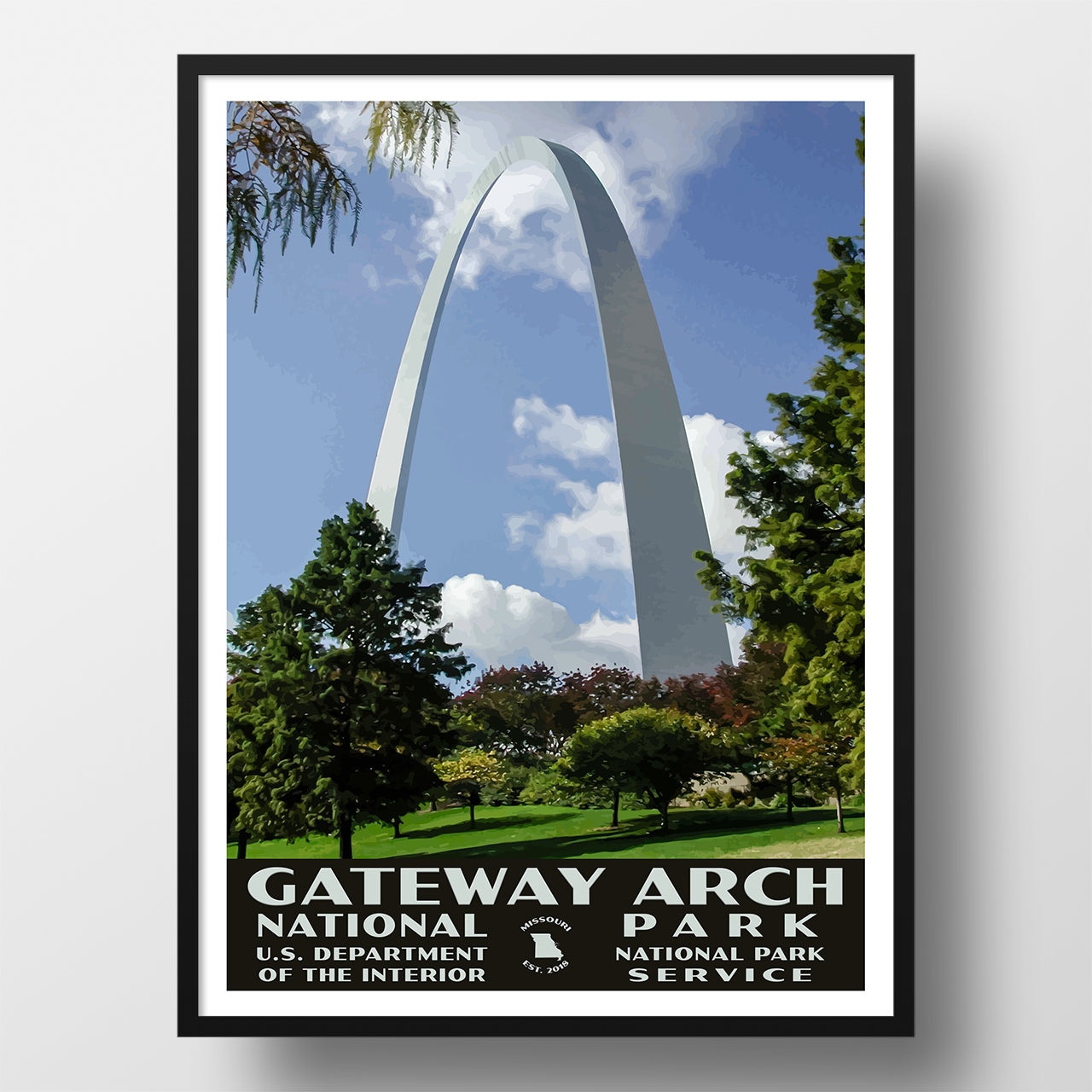 Gateway Arch National Park Poster