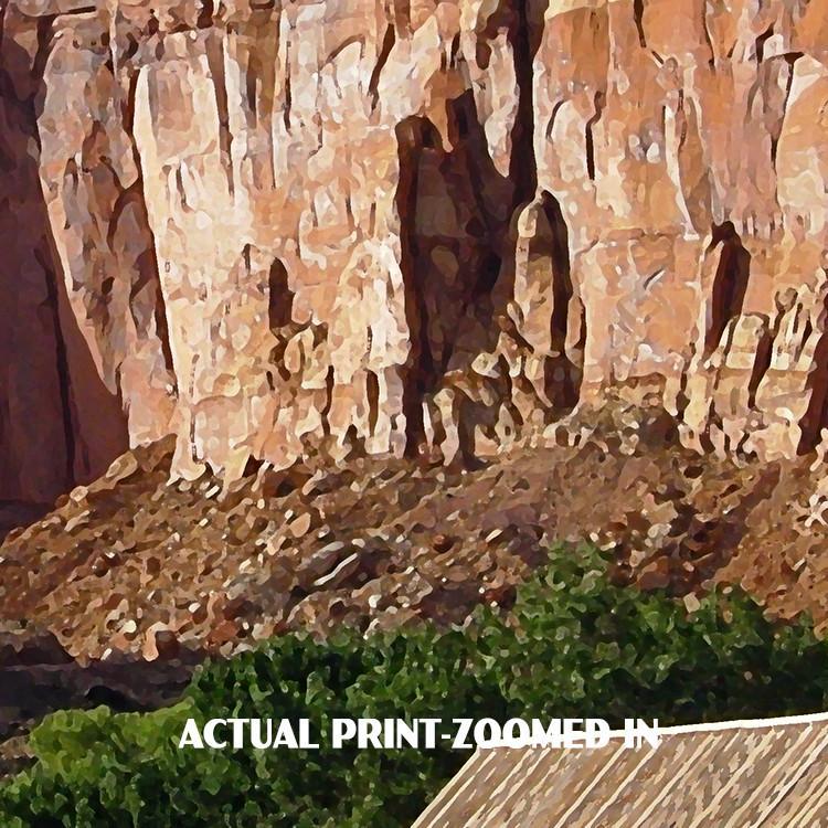 Capitol Reef National Park Poster-Gifford Homestead