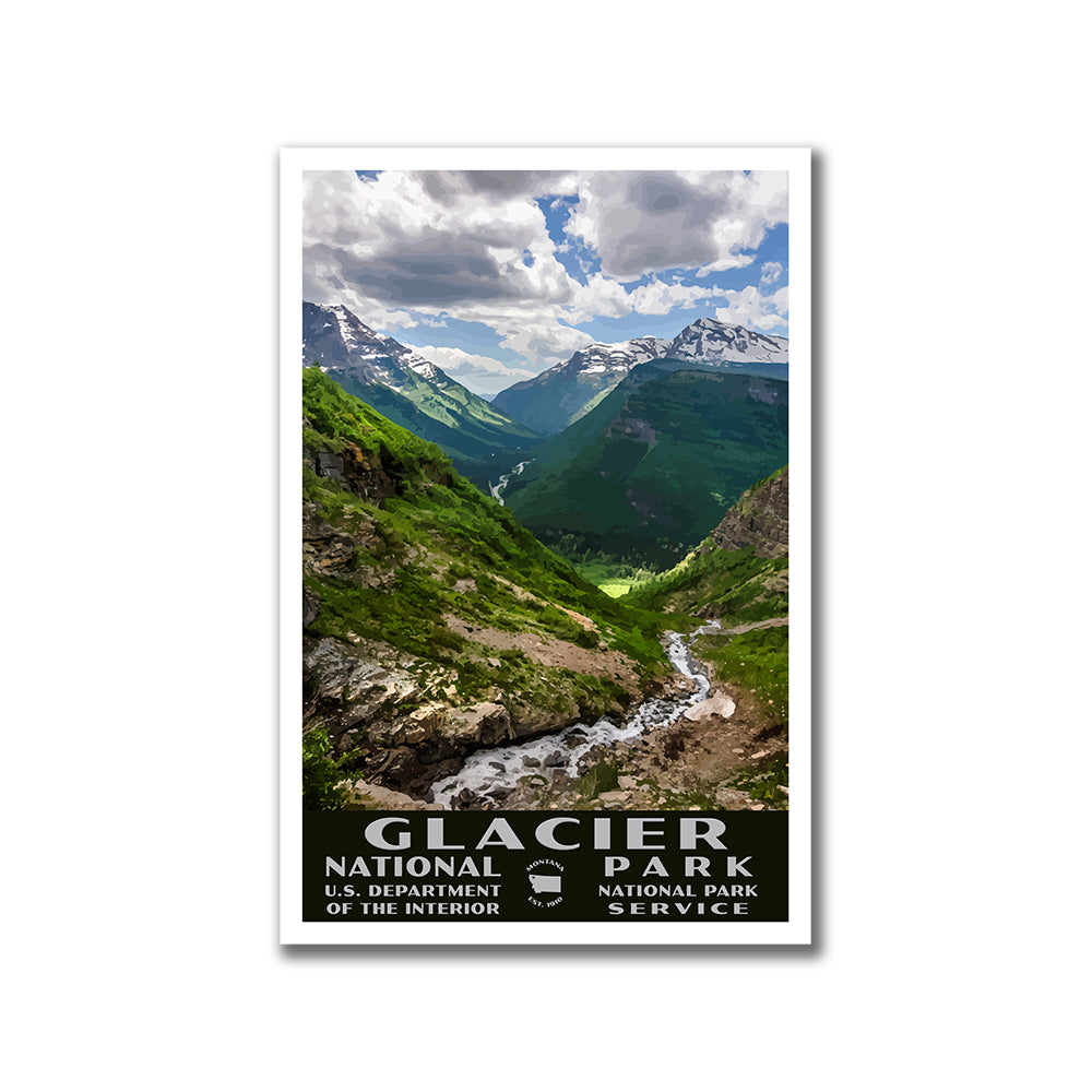 Glacier National Park poster