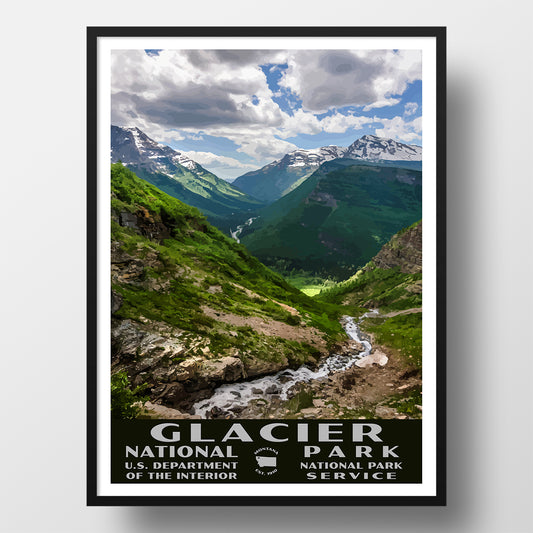 Glacier National Park poster