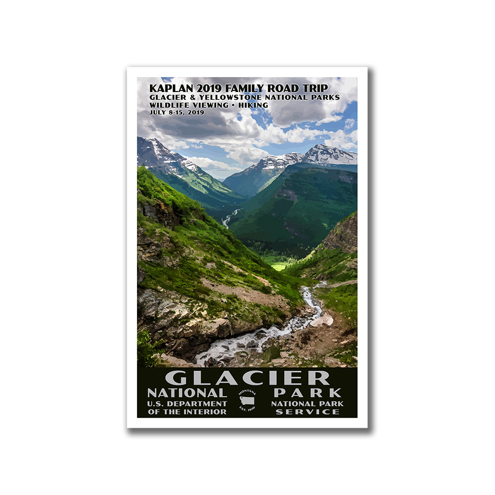 Glacier National Park poster