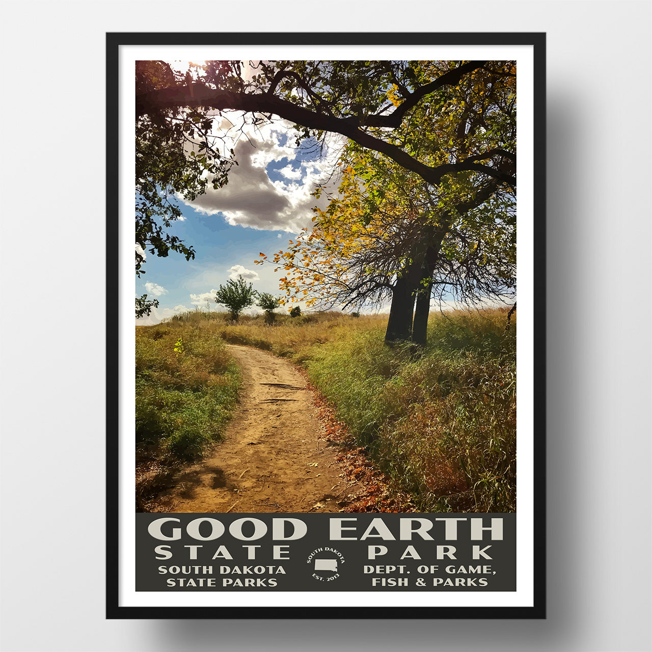 Good Earth State Park Poster-WPA (Walkway)