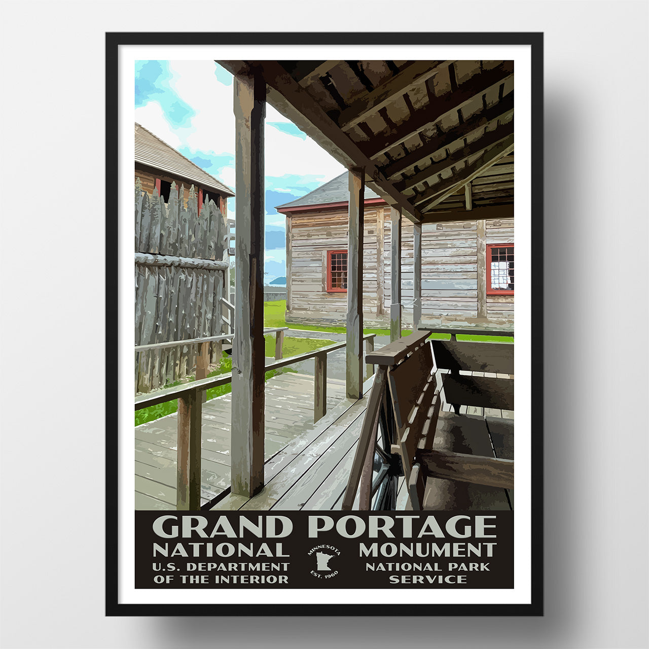 Grand Portage National Monument Poster - WPA
