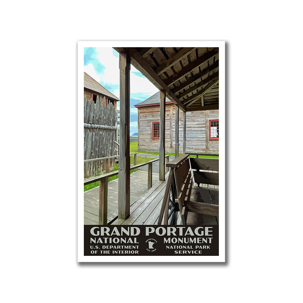 Grand Portage National Monument Poster - WPA