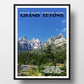 Grand Teton National Park Poster-Grand Tetons