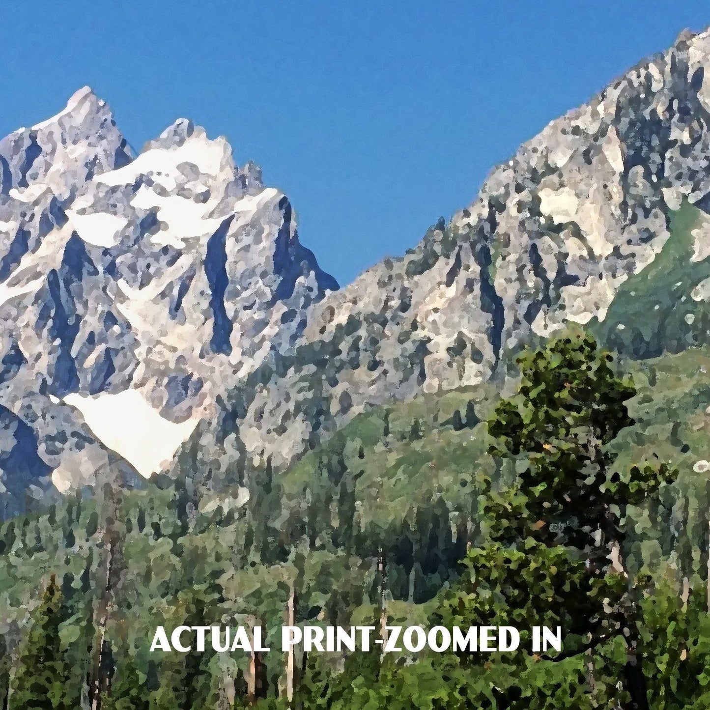 Grand Teton National Park Poster-Grand Tetons (Personalized)