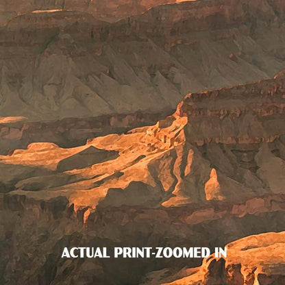 Grand Canyon National Park Poster-Grandview Point