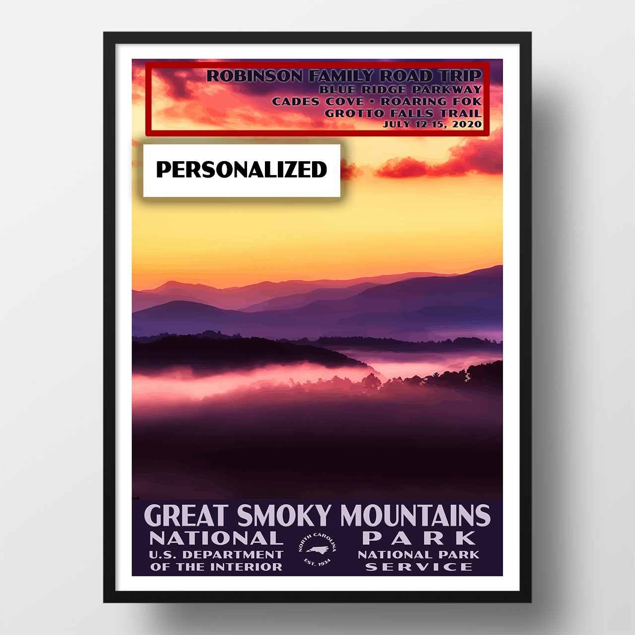 Great Smoky Mountains National Park Poster