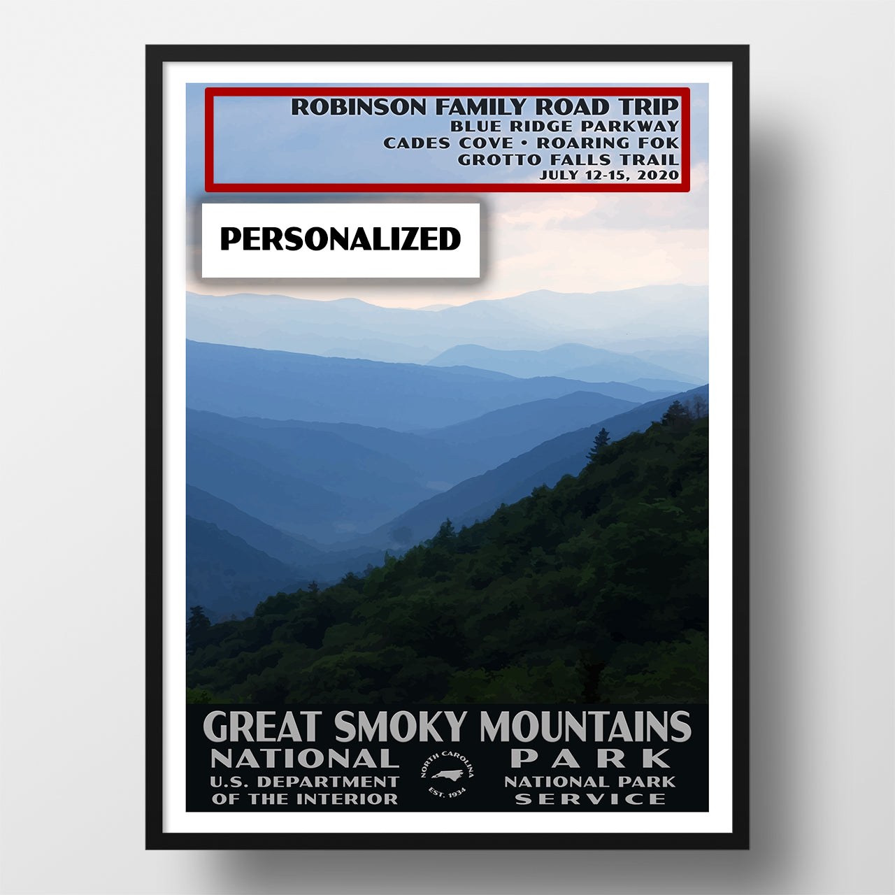 Great Smoky Mountains National Park Poster