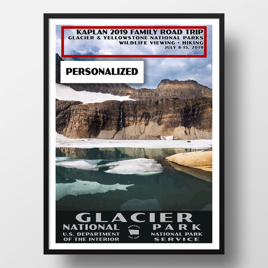 Glacier National Park poster