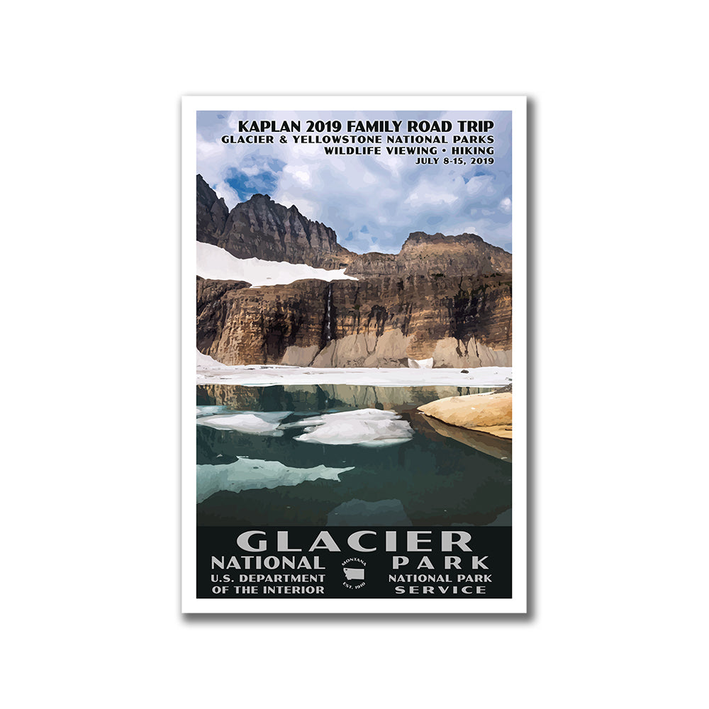 Glacier National Park poster