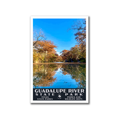 Guadalupe River State Park Poster-WPA (Guadalupe River)