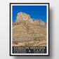Guadalupe Mountains National Park poster wpa style